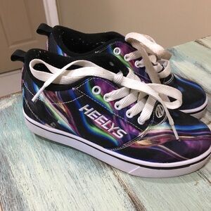 Heelys Kids Rollerskate Sneakers - Multicolor Swirl SZ Youth 2.